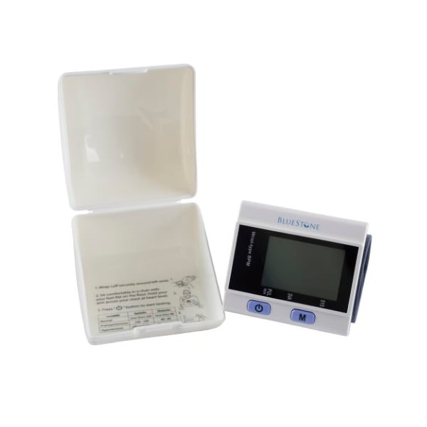 Automatic Wrist Blood Pressure Monitor With Digital LCD Display Screen, Fast BP, Adjustable Cuff